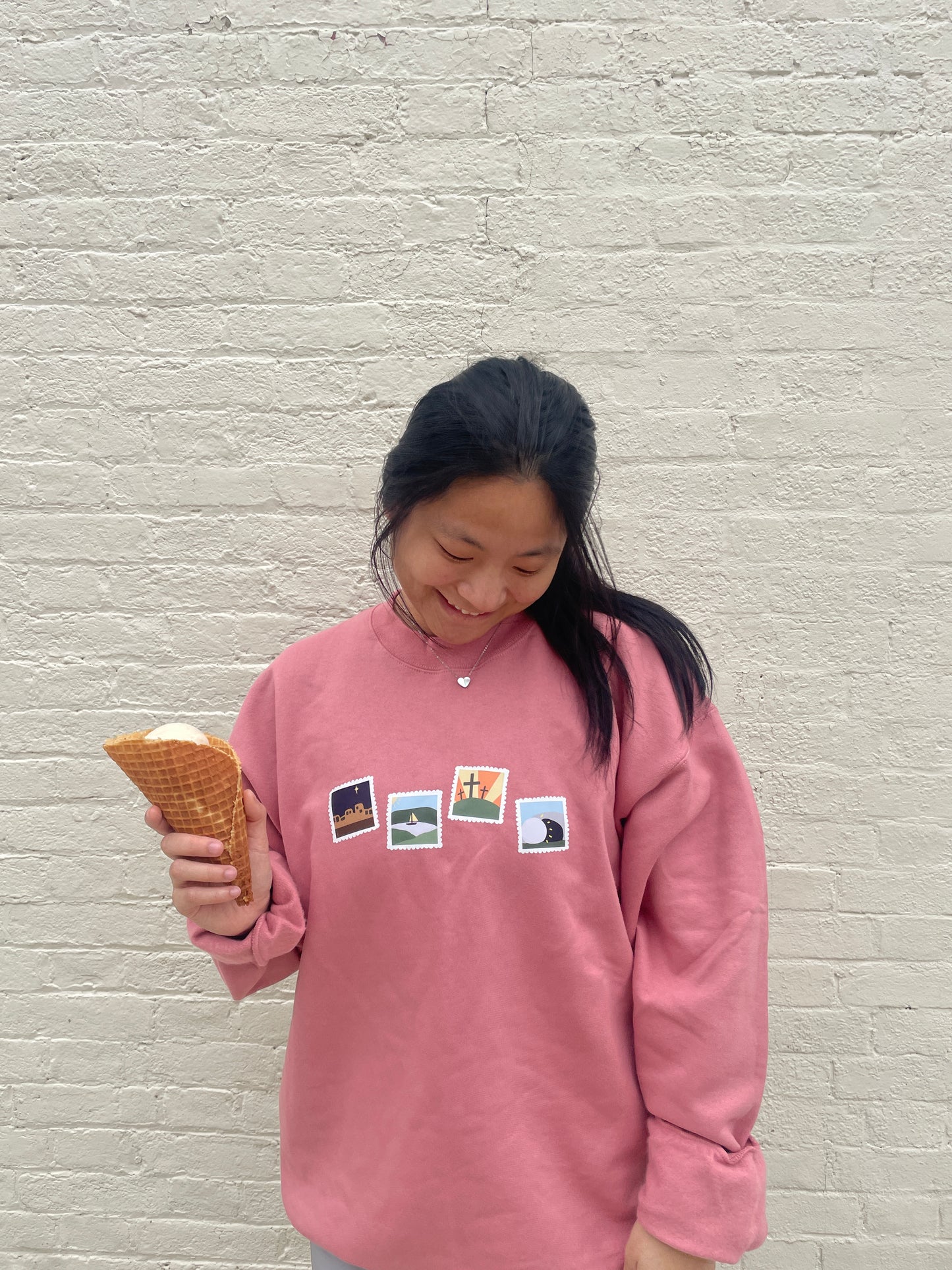 The Postmarks of Grace Crewneck