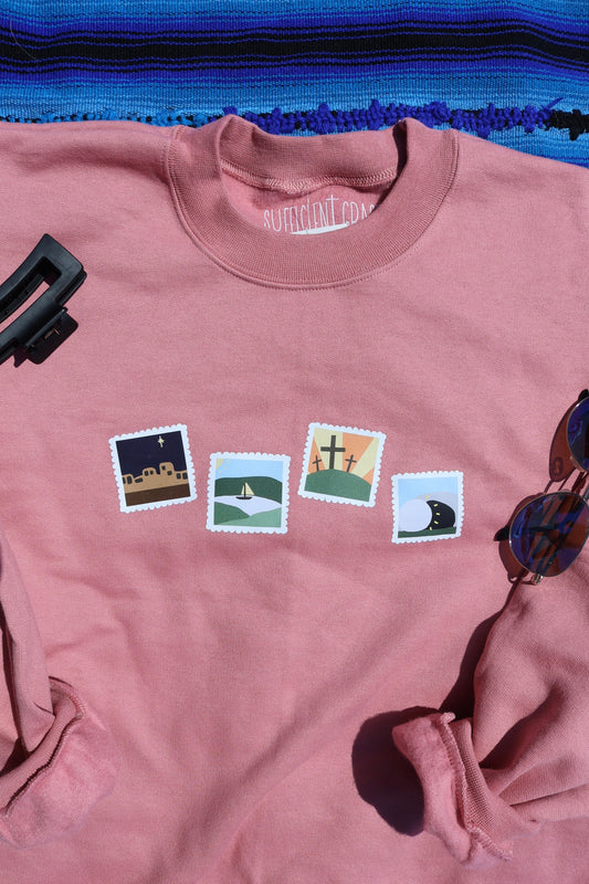 The Postmarks of Grace Crewneck