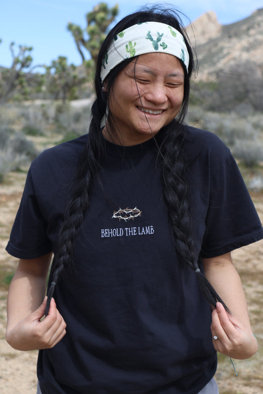 Behold the Lamb Embroidered Tee