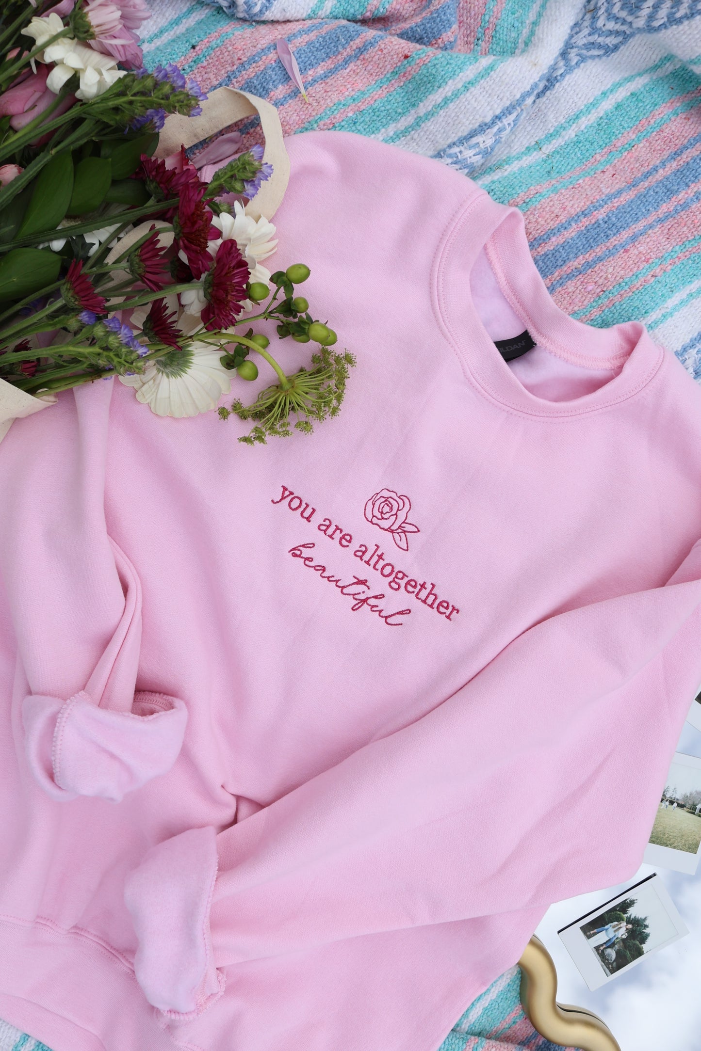 Altogether Beautiful Embroidered Crewneck