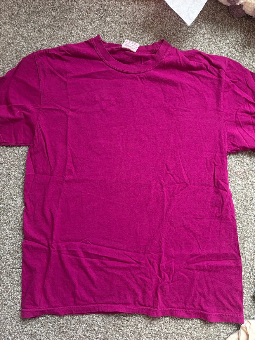 Boysenberry Blank Tee - L