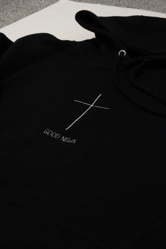 Good News Embroidered Hoodie