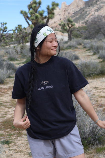 Behold the Lamb Embroidered Tee