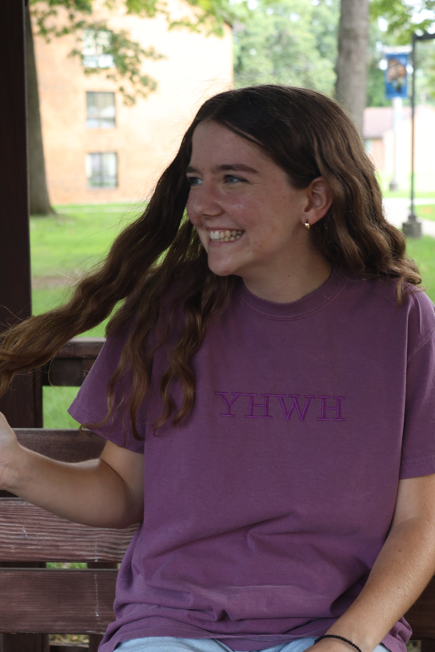 YHWH Embroidered Tee