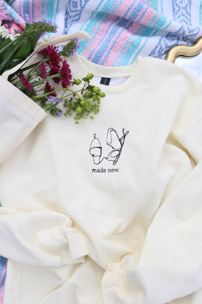 Made New Embroidered Crewneck