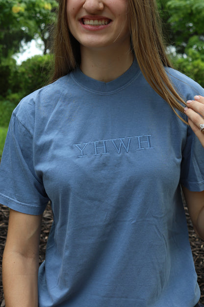 YHWH Embroidered Tee