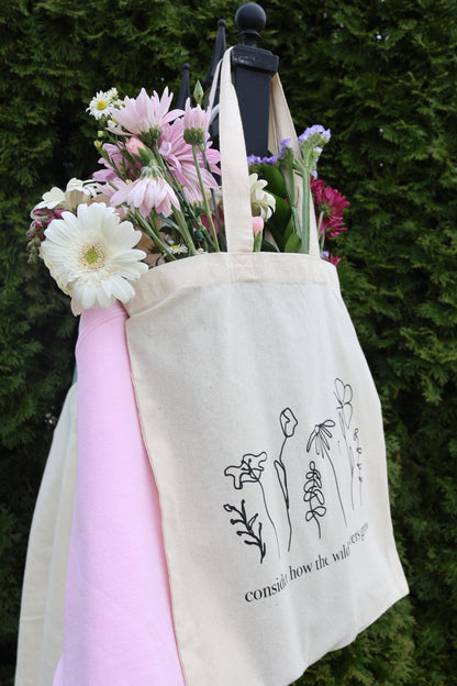 Consider the Wildflowers Tote Bag