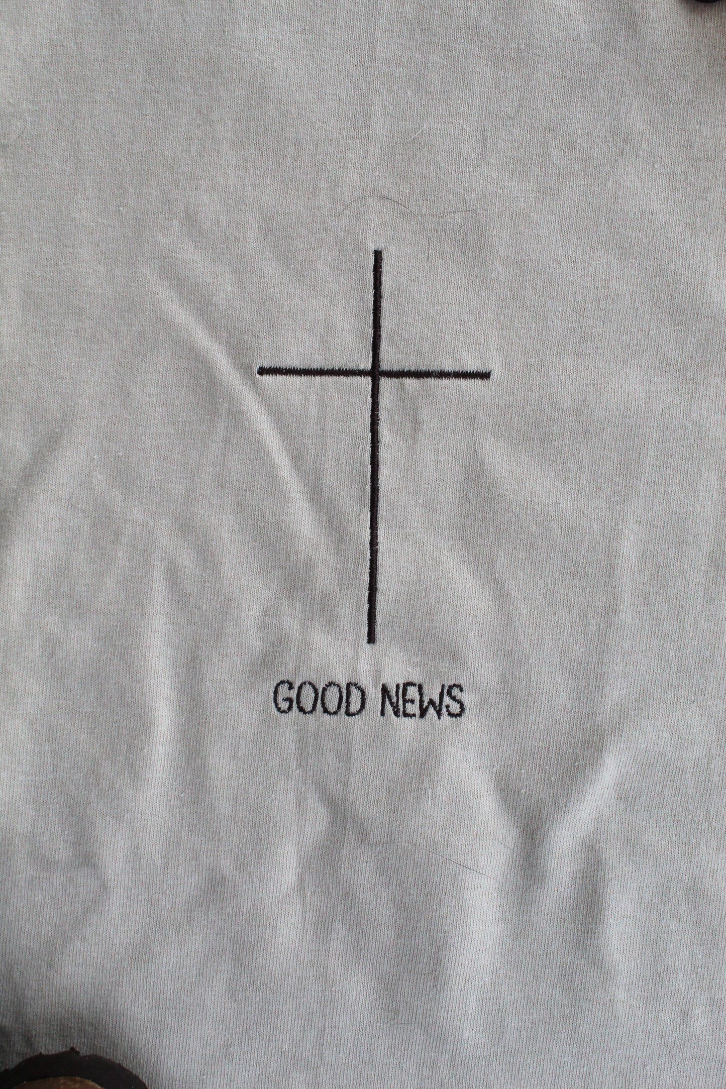 Good News Embroidered Tee