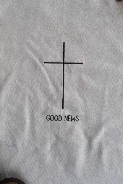 Good News Embroidered Tee