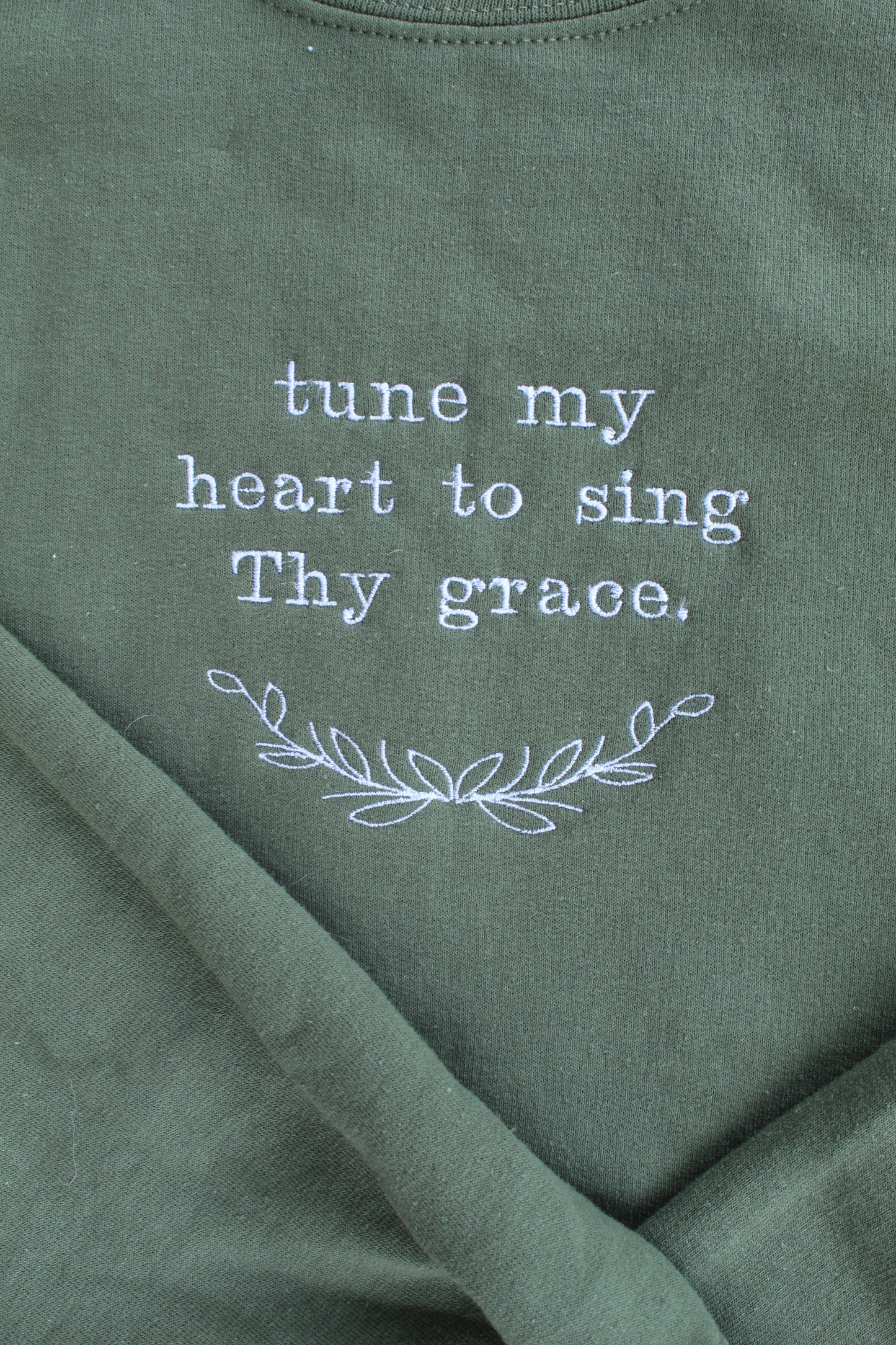 Come Thou Fount Embroidered Crewneck