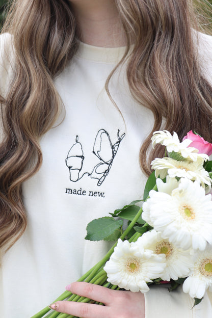 Made New Embroidered Crewneck