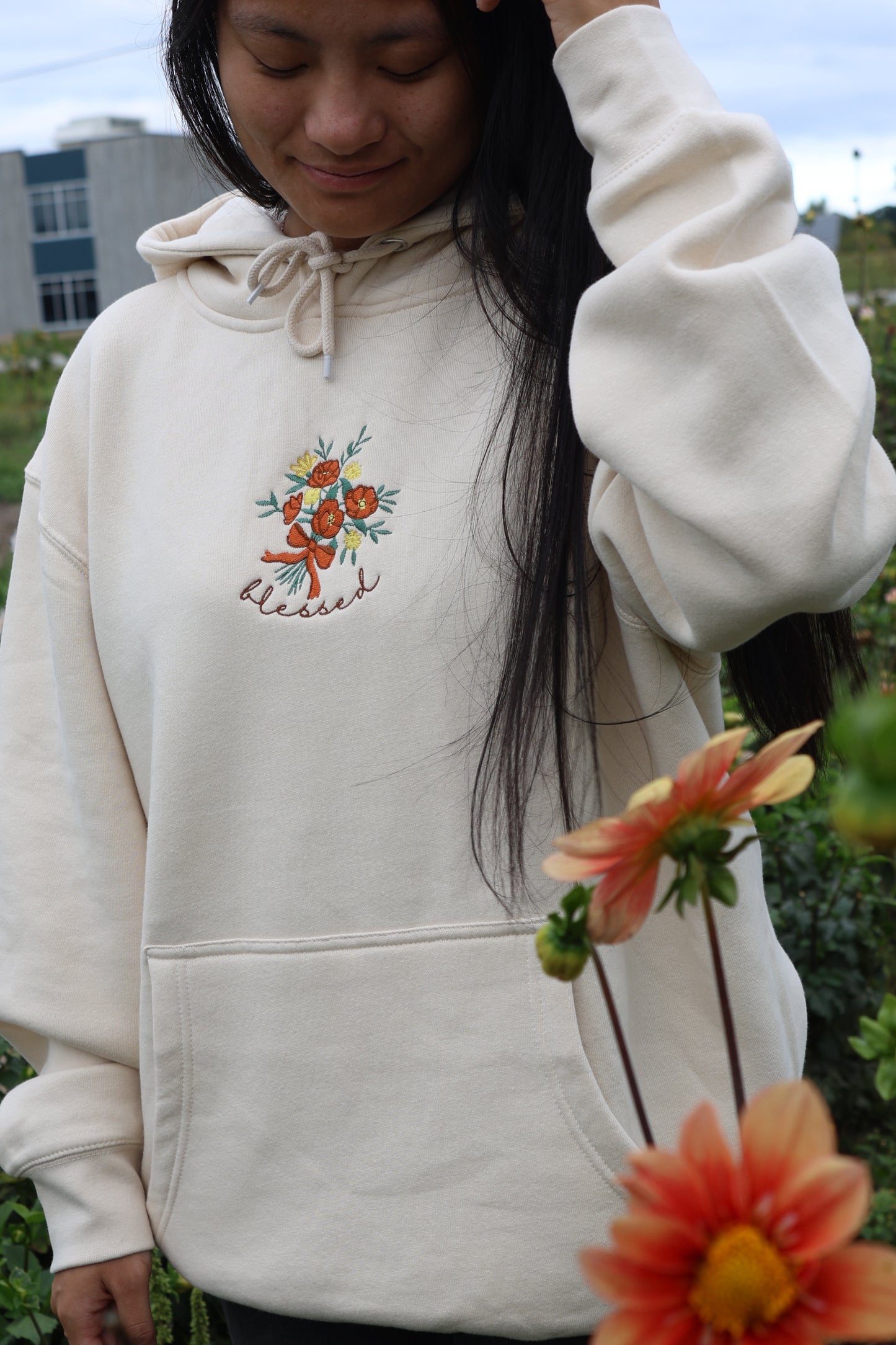 Blessed Embroidered Hoodie