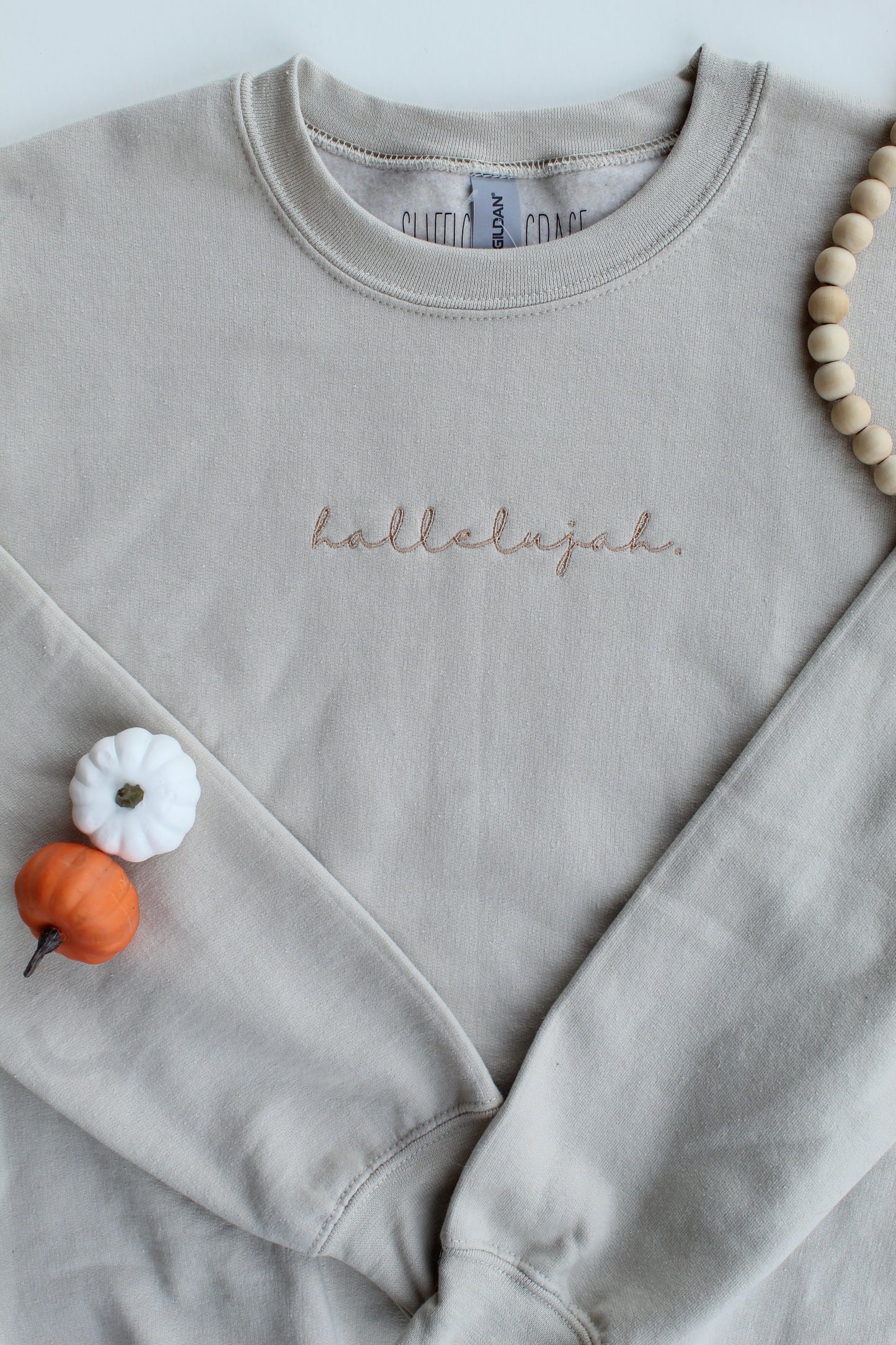 Hallelujah Embroidered Crewneck