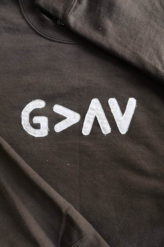 Dark Chocolate G>∧∨ Crewneck - M