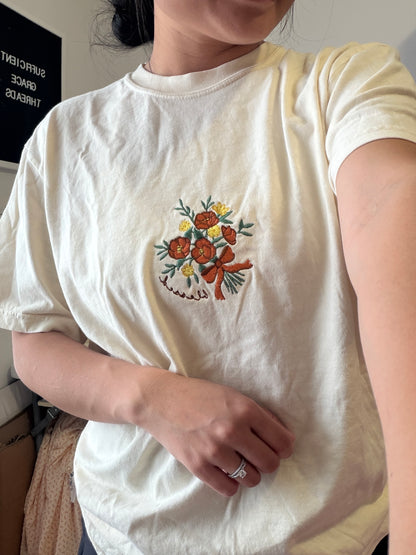 Blessed Embroidered Tee - M