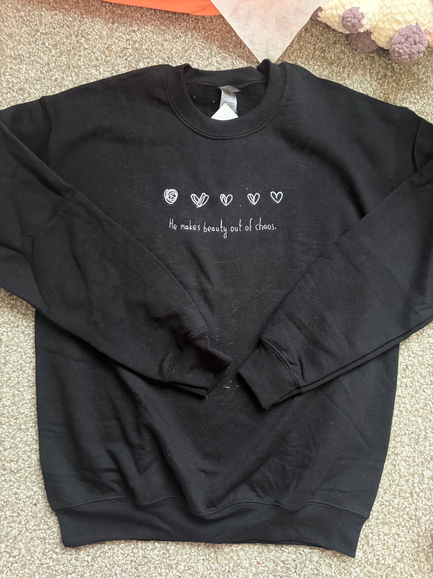 Beauty out of Chaos Embroidered Crewneck - M