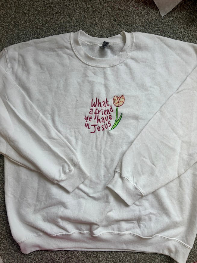 What a Friend Crewneck - 3 Colors