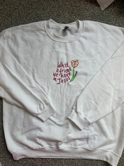 What a Friend Crewneck - 3 Colors