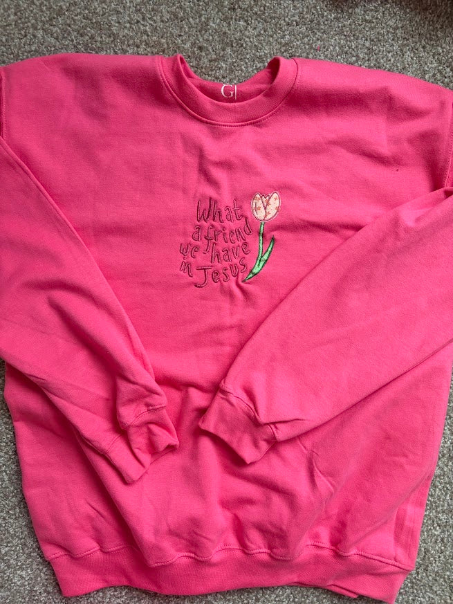 What a Friend Crewneck - 3 Colors