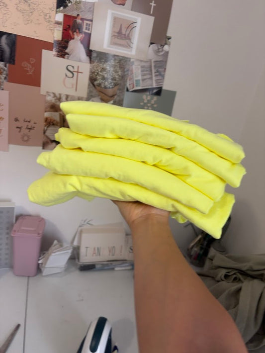 Neon Yellow Blank Tee