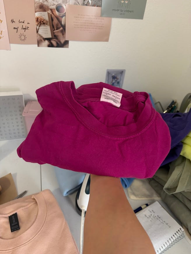 Boysenberry Blank Tee - L