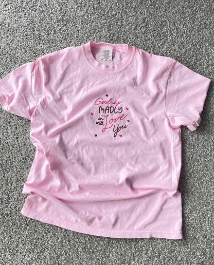 Madly in Love Embroidered Tee