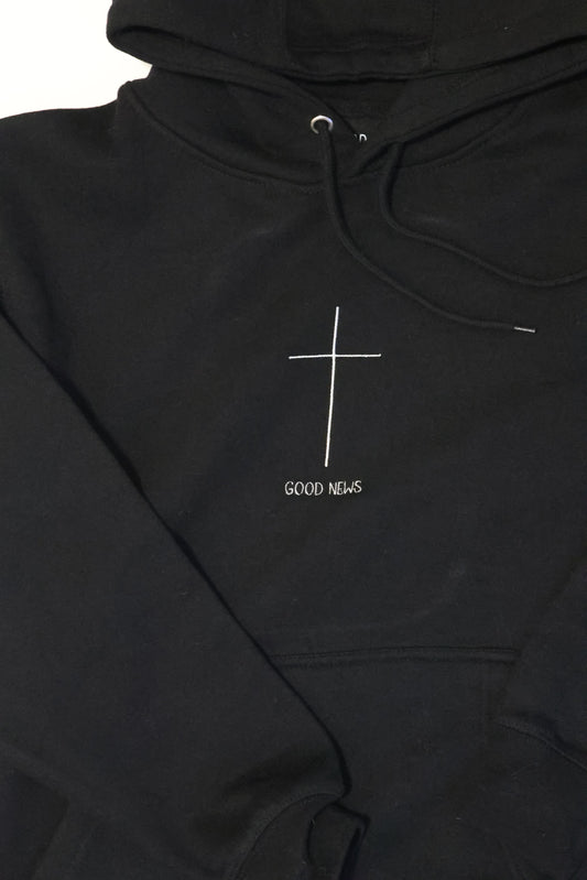Good News Embroidered Hoodie