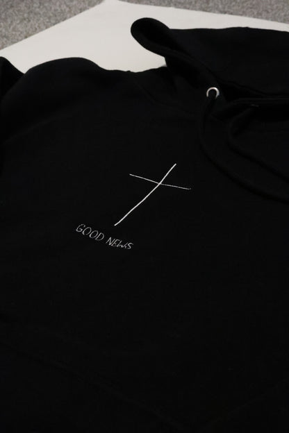 Good News Embroidered Hoodie