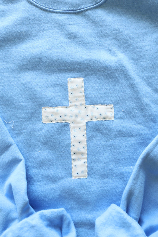 Carolina Blue Cross Crewneck - L