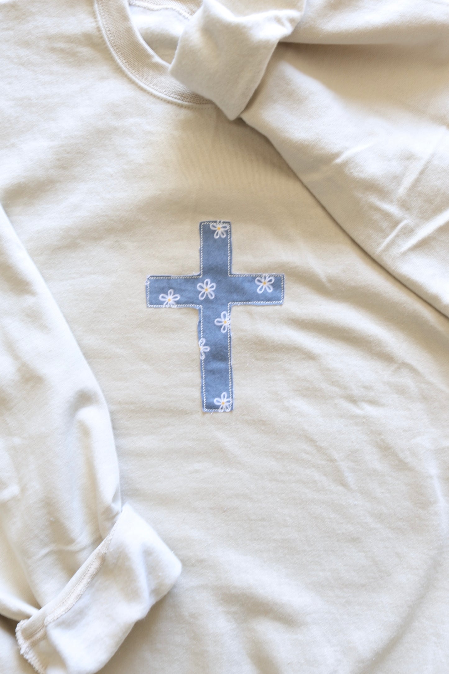 Sand Cross Crewneck -XL