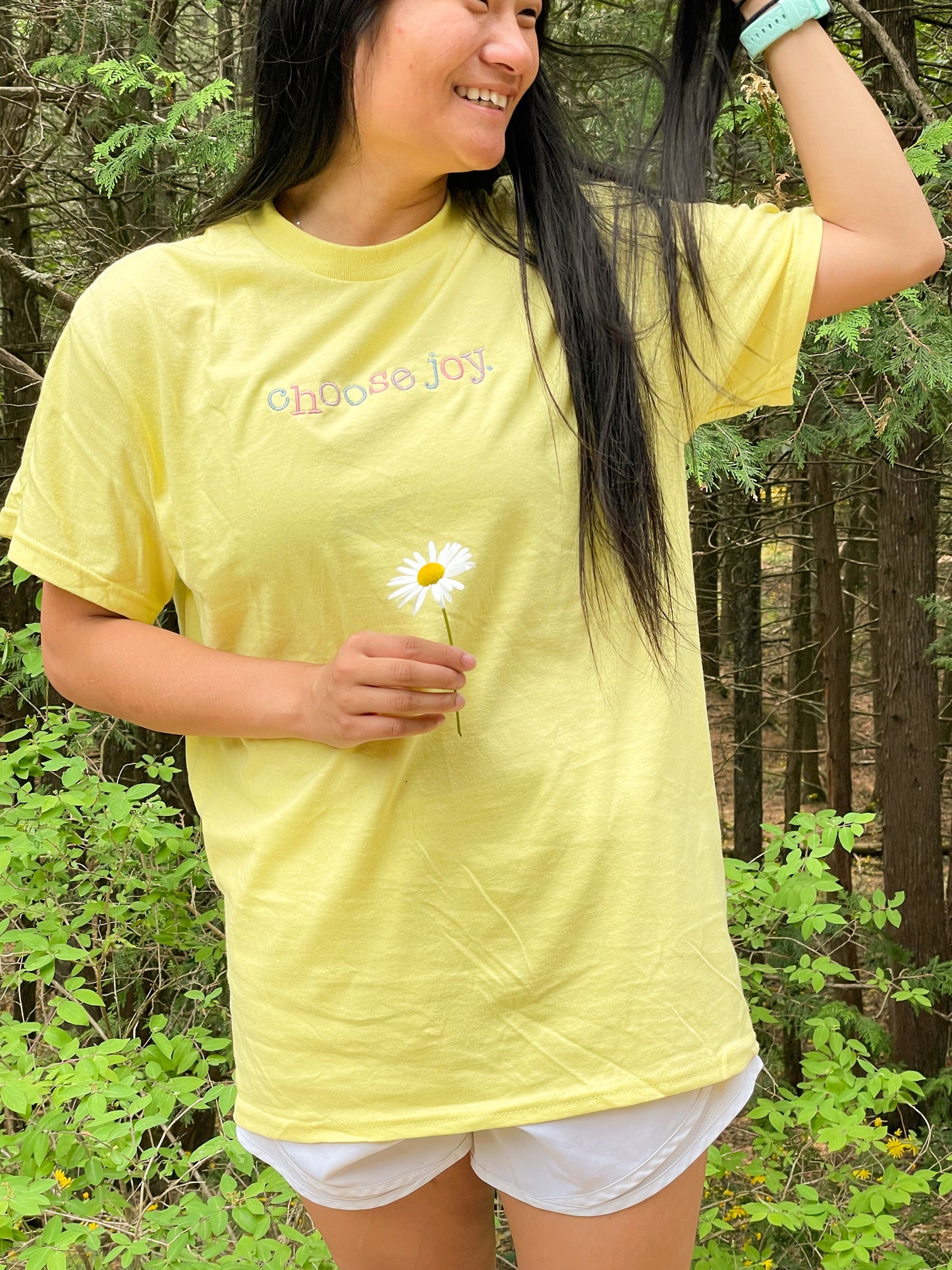 Choose Joy Embroidered Tee