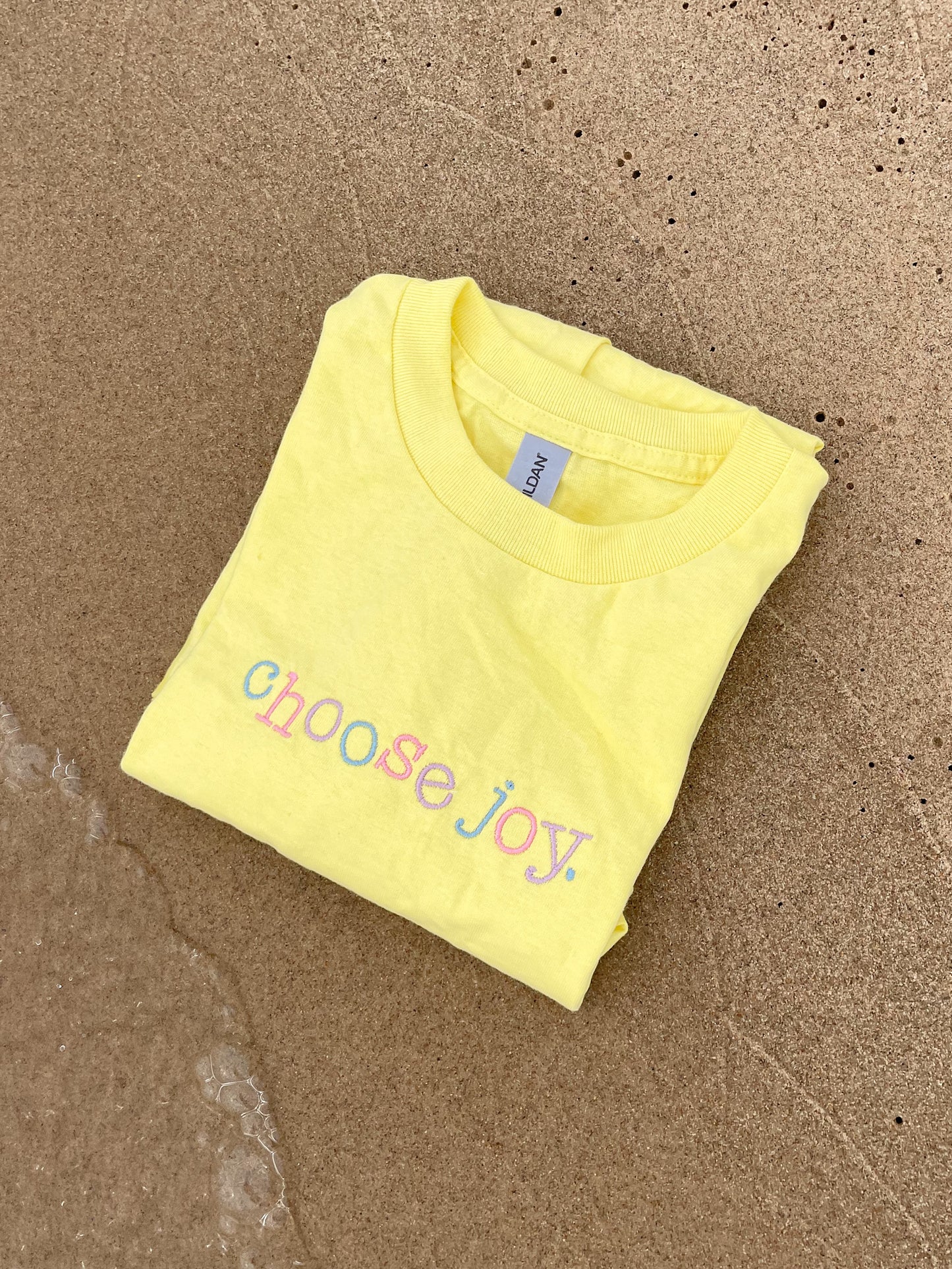 Choose Joy Embroidered Tee