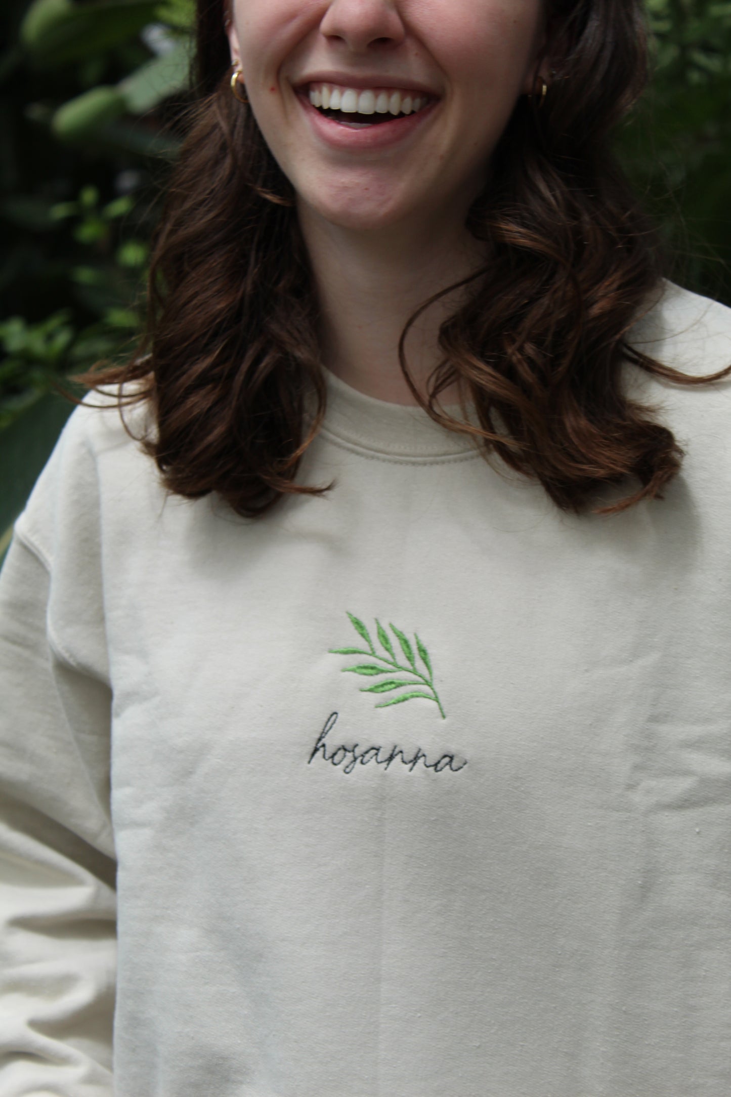 Hosanna Embroidered Crewneck