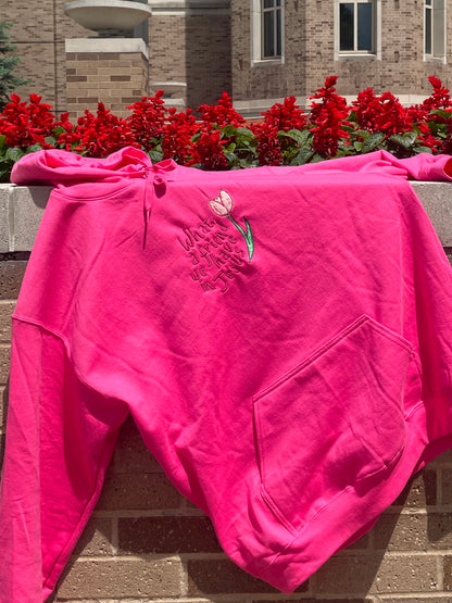 What a Friend We Have Embroidered Hoodie