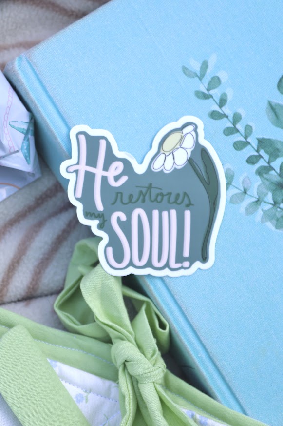 He Restores my Soul Sticker
