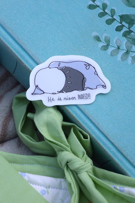 He is Risen INDEED Sticker