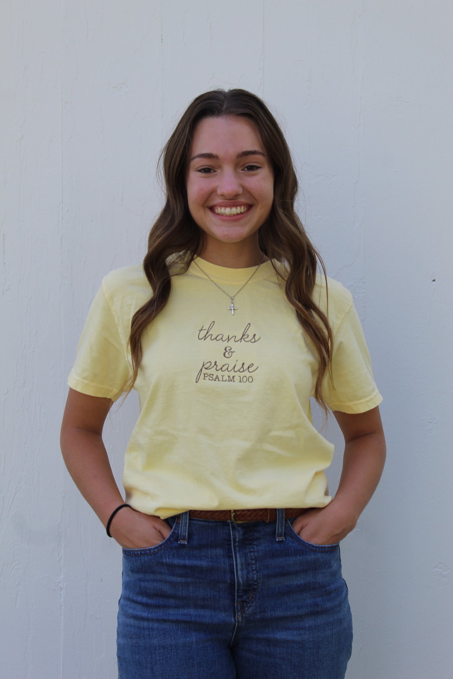 Thanks & Praise Embroidered Tee